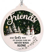 Friend Ornament 2026, Ornaments for Friends Women Friendship Ornament, Bestie, Friendship Christmas Ornaments Decorations Sentimental Gift Xmas Decor - Image 6