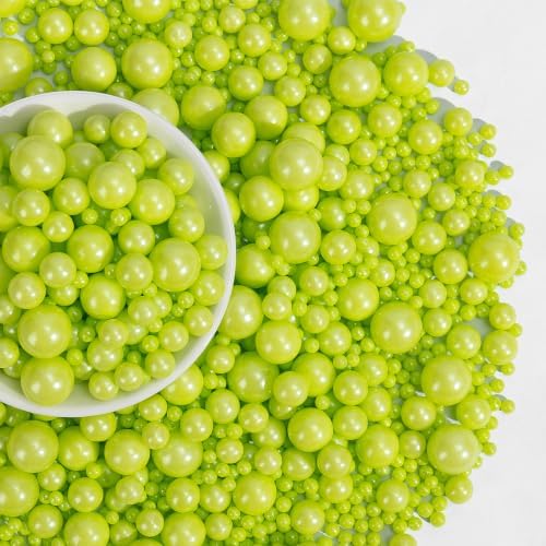 Edible Halloween Sprinkles,130g,Green Pearls Sprinkle for Cake Decorating by Sugarzy