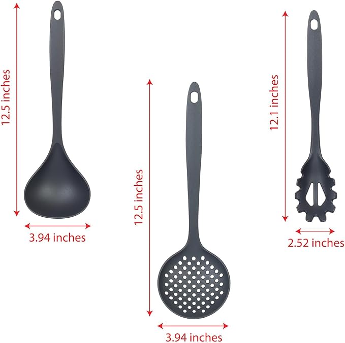Glad Cooking Kitchen Utensils Set – 7 Pieces, Nylon Tools - Image 4