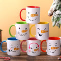 Sliner 6 Pcs Christmas Coffee Mugs Bulk 11 oz with Handle by Sliner