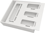 SpaceAid Bag Storage Organizer for Kitchen Drawer, Bamboo Organizer, Compatible by SpaceAid