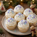 Snowflake Sprinkles Blue & White & Purple Christmas Sprinkles Mixed size snowflake Stars Jimmies CakeCookie Decorating Perfect for Wedding Party Valentine Halloween Christmas Supplies 4.58OZ - Image 5