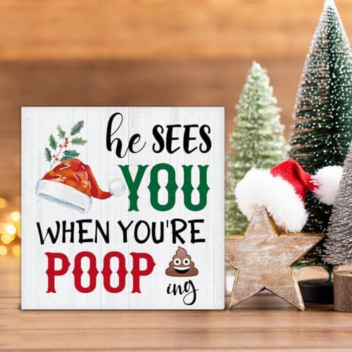 Funny Christmas Decor, Farmhouse Christmas Decorations - Image 4