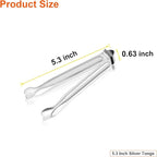 Serving Tongs, Anytrp 12-Packs Stainless Steel Sugar Tong, 5.3inch Small Tongs - Image 6