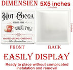 Farmhouse Christmas Decor, Cocoa Christmas Decorations, Winter Holiday - Image 2