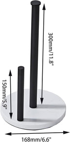 Matte Black Paper Towel Holder, Stainless Steel Paper Towel Holder - Image 6