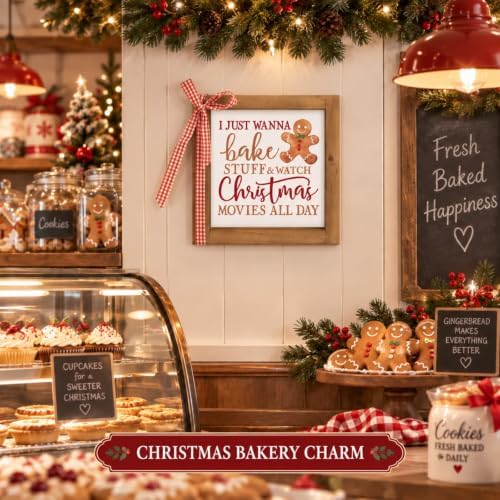 Gingerbread Christmas Sign for Tree, Table, Kitchen, Wall Decor - Image 6