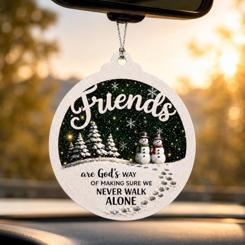 Friend Ornament 2026, Ornaments for Friends Women Friendship Ornament, Bestie, Friendship Christmas Ornaments Decorations Sentimental Gift Xmas Decor - Image 2
