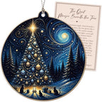 Christmas Ornament 2026, Northern Lights Ornament, Starry Night Beautiful Christmas Ornaments, Starry Night Gifts, Xmas Tree Decorations, Gift for Coworker, Friends, Family, Secret Santa Gift by Rusaten