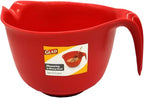 Glad Mixing Bowl with Handle – 3 Quart | Heavy Duty Plastic with Pour Spout and - Image 6