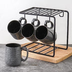 Hasense Dark Grey Coffee Mugs Set of 4, 12oz Ceramic Coffee Cups, Latte Mug with Large Handle for Coffee, Tea, Milk and Hot Cocoa,Easy Hold & Clean, Dishwasher & Microwave Safe - Image 4