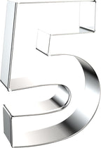 4 Inch Number Cookie Cutter Set - Image 3