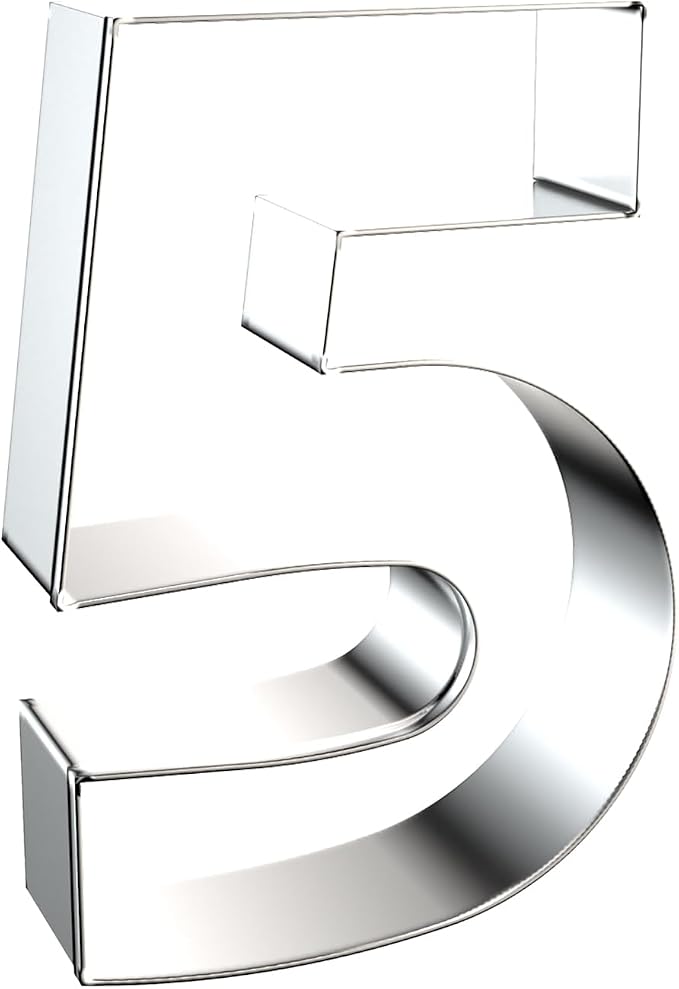 4 Inch Number Cookie Cutter Set - Image 3