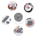 KTOJOY 6 Pack Stainless Steel Wool Scrubber, Scrubbing Scouring Pad, Steel Wool - Image 8