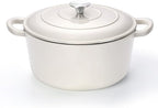 TeamFar 6Qt Dutch Oven, Enameled Cast Iron Dutch Oven Pot by TeamFar