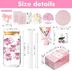 9Pcs Birthday Gifts Box for Teen Girl Cute Cherry Bow Aesthetic Gift Set - Image 2
