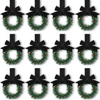 Retrowavy 12 Pcs Small Christmas Kitchen Cabinet Wreaths with Ribbon by Retrowavy