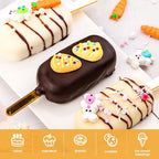 Edible Easter Cake Decorations for Cake Decorating, Carrot Cake Decorations, Bunny Cupcake Toppers for Easter Theme Cake, Macarons, Cookies, Waffles, Cakecircles - Image 2