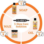 CLARK'S Cutting Board Care Kit, Includes Wood Cutting Board Oil, and Buffing Pad - Image 5