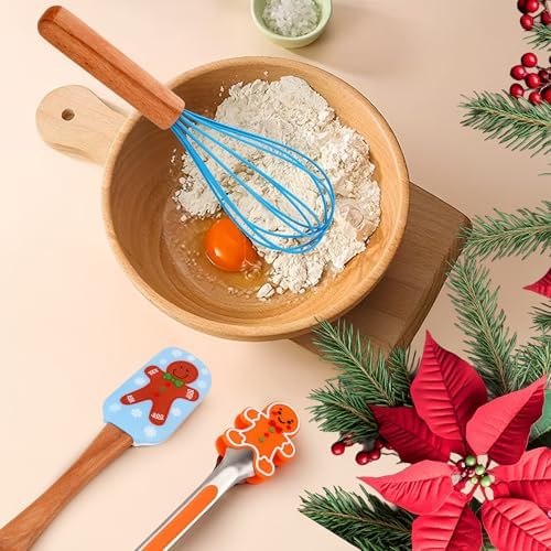 Christmas Baking Set – Santa Claus, Snowman, and Christmas Tree Shaped Cookie Cutters and Baking Tools – Family Kitchen Kit – Durable Materials and Ergonomic Design – Christmas Kitchen Utensils - Image 3