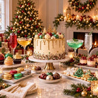 Edible Christmas Glitter for Drinks,Gold Silver Red Green Luster Dust 4set - Image 5