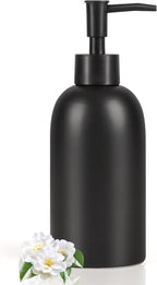 Natheeph 14OZ Ceramic Soap Dispenser Ceramic Soap Pump Dispenser Can Fill Liquid by Natheeph