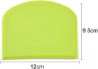 2 Pieces Dough Scraper Bowl Scraper Food-safe Plastic Dough Cutter Flexible - Image 3