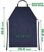 VWELL Waterproof Rubber Vinyl Apron W/ 2 Pockets - Image 6