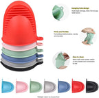 Oven Mitts，Mini Oven Gloves Silicone Heat Resistant Cooking Pinch Mitts - Image 6