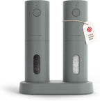 LARS NYSØM Electric Salt and Pepper Grinder Set, USB Rechargeable, Automatic by LN