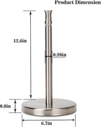 Paper Towel Holder Countertop, Standing Paper Towel Roll Holder - Image 6