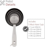 husMait Stainless Steel Measuring Cups - Image 3