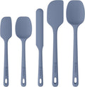 ChefAide 5 Pieces Silicone Spatula Set, Food Grade Rubber Spatula, Upgrade by ChefAide
