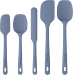 ChefAide 5 Pieces Silicone Spatula Set, Food Grade Rubber Spatula, Upgrade by ChefAide