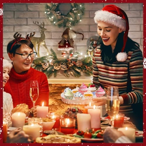 600 Pack Christmas Cupcake Liners Cupcake Wrappers Baking Cups Santa Holiday Paper Wraps Muffin Liners for Xmas Birthday Party Candy Cake Decorations Supplies(12 Styles) - Image 7