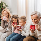 Sawysine 6 Set Christmas Coffee Mugs, Holiday Gift, Chic Style - Image 6
