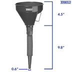 Automotive Flex Funnel with Hose | Wide Mouth Flexible Oil Funnel - Image 2
