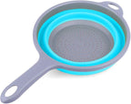 Kitchen Foldable Silicone Strainer Colanders, Collapsible Colanders - Image 4