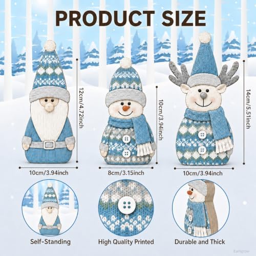 Christmas Decorations Indoor, Christmas Gnome Snowman Reindeer Home Decor - Image 4