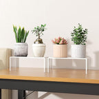 Aminigram 4 Packs Cabinet Organizer Shelf, Acrylic Kitchen Counter Shelves - Image 8