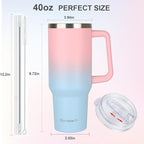 40oz Stainless Steel Double Vacuum Tumbler - Image 3