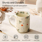18 oz Large Ceramic Coffee Mug, Porcelain Tea Cup with Big Handle - Image 2