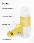 katbite 16oz Glass Olive Oil Dispenser Bottle - Image 5