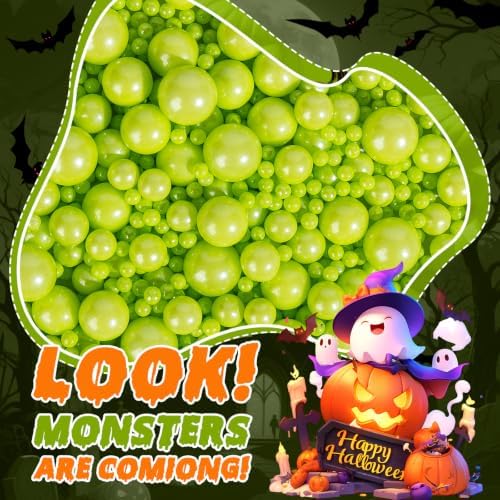 Edible Halloween Sprinkles,130g,Green Pearls Sprinkle for Cake Decorating - Image 6