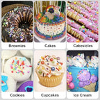 Rainbow Sprinkles Variety Pack, Colorful Cake Decorating Sprinkles, 180g - Image 6