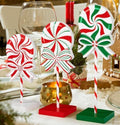 3 Pieces Christmas Table Decorations Wood Candy Set, Red Christmas Tiered Tray Decor,Rustic Candy Table Decorations for Home Tables(Classic) by Sereliy