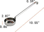 10.55" Stainless steel 201 Pizza Sauce spoon Kitchen Ladles - Image 2