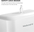 Wall Mount Paper Towel Dispenser, Adhesive No-Drill or Screw Install, Holds 200 - Image 4