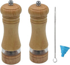 Classic Salt and Pepper Grinder Set, Refillable Salt and Pepper Mills, Manual by MASALACO