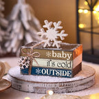 4 Pcs Winter Centerpieces for Table Winter Table Decorations - Image 3